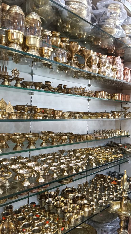 Puja Items Wall